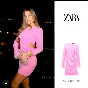 HEART CUT OUT MINI DRESS